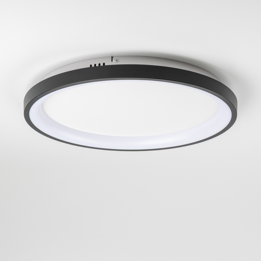 Brilagi - LED Stmívatelné stropní svítidlo FALCON SLIM LED/42W/230V 3000-6500K pr. 50 cm černá + dálkové ovládání