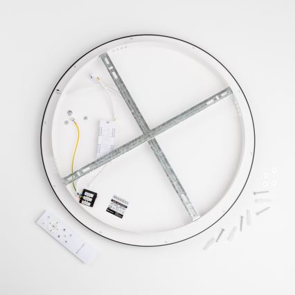 Brilagi - LED Stmívatelné stropní svítidlo FALCON SLIM LED/42W/230V 3000-6500K pr. 50 cm černá + dálkové ovládání