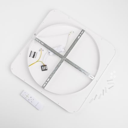 Brilagi - LED Stmívatelné stropní svítidlo FALCON SLIM LED/50W/230V 3000-6500K 50x50 cm bílá + dálkové ovládání