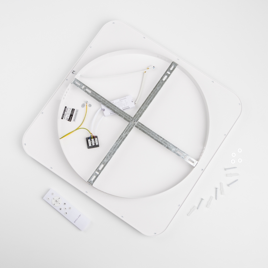 Brilagi - LED Stmívatelné stropní svítidlo FALCON SLIM LED/50W/230V 3000-6500K 50x50 cm bílá + dálkové ovládání