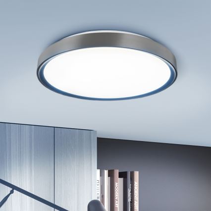 Brilagi - LED Stmívatelné stropní svítidlo FANCIA LED/48W/230V 3000-6500K pr. 39 cm antracit + dálkové ovládání