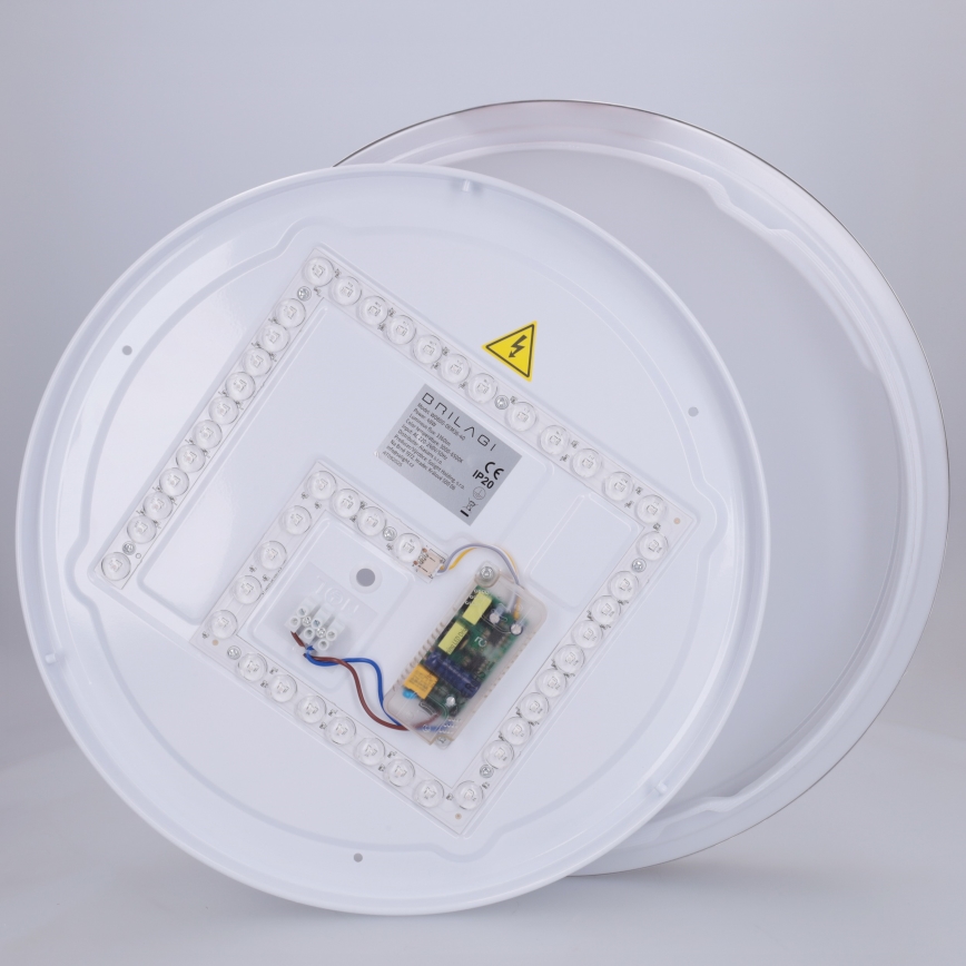 Brilagi - LED Stmívatelné stropní svítidlo FANCIA LED/48W/230V 3000-6500K pr. 39 cm antracit + dálkové ovládání