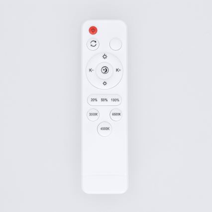 Brilagi - LED Stmívatelné stropní svítidlo FANCIA LED/48W/230V 3000-6500K pr. 39 cm antracit + dálkové ovládání