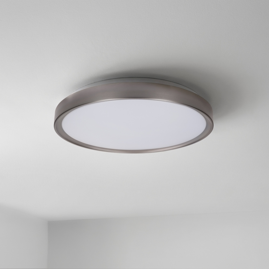 Brilagi - LED Stmívatelné stropní svítidlo FANCIA LED/48W/230V 3000-6500K pr. 39 cm stříbrná + dálkové ovládání