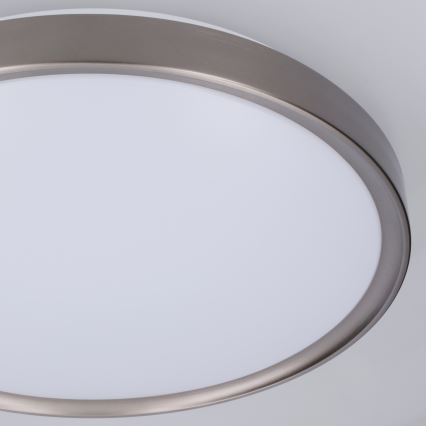 Brilagi - LED Stmívatelné stropní svítidlo FANCIA LED/48W/230V 3000-6500K pr. 39 cm stříbrná + dálkové ovládání