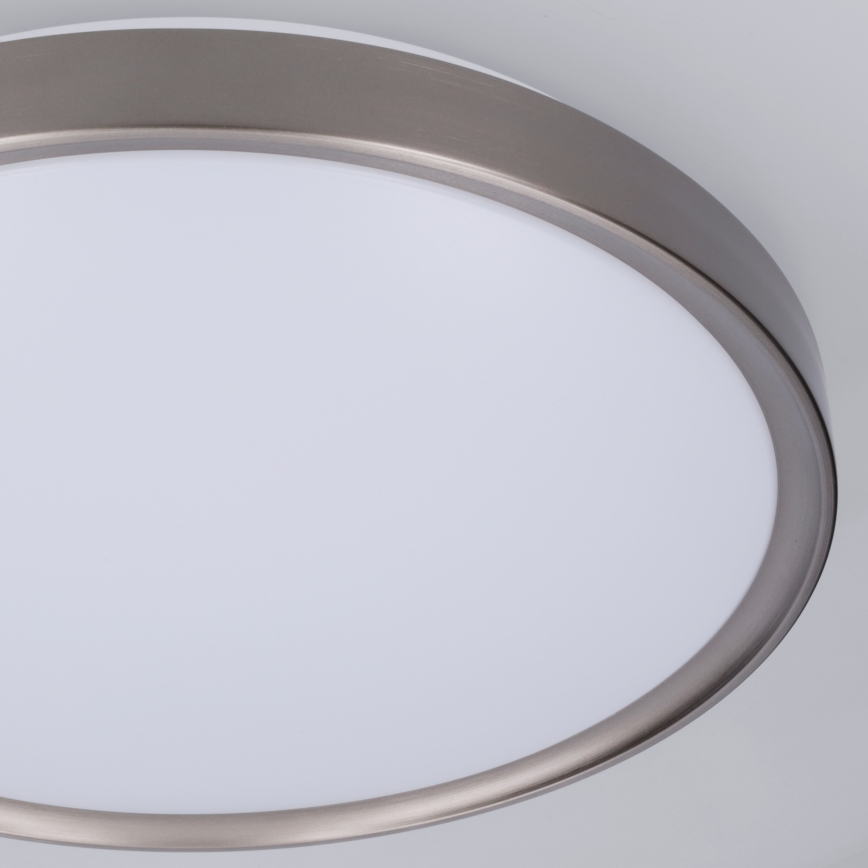 Brilagi - LED Stmívatelné stropní svítidlo FANCIA LED/48W/230V 3000-6500K pr. 39 cm stříbrná + dálkové ovládání