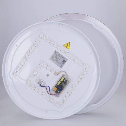 Brilagi - LED Stmívatelné stropní svítidlo FANCIA LED/48W/230V 3000-6500K pr. 39 cm stříbrná + dálkové ovládání