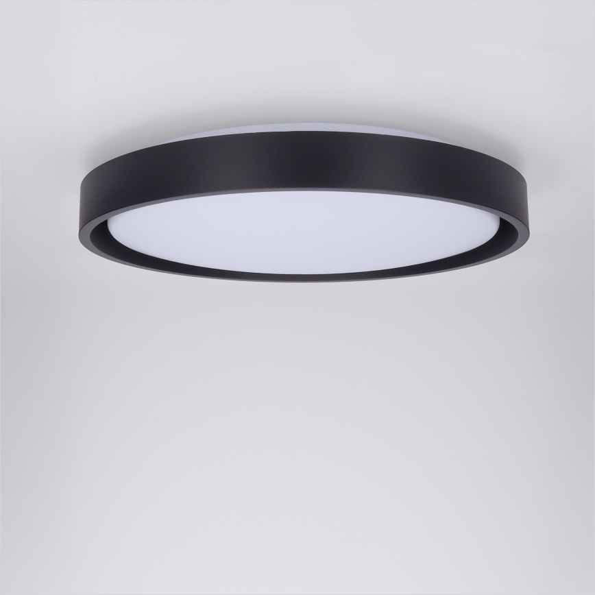 Brilagi - LED Stmívatelné stropní svítidlo MATTEO LED/48W/230V 3000-6500K pr. 41 cm černá  + dálkové ovládání