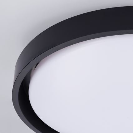 Brilagi - LED Stmívatelné stropní svítidlo MATTEO LED/48W/230V 3000-6500K pr. 41 cm černá  + dálkové ovládání