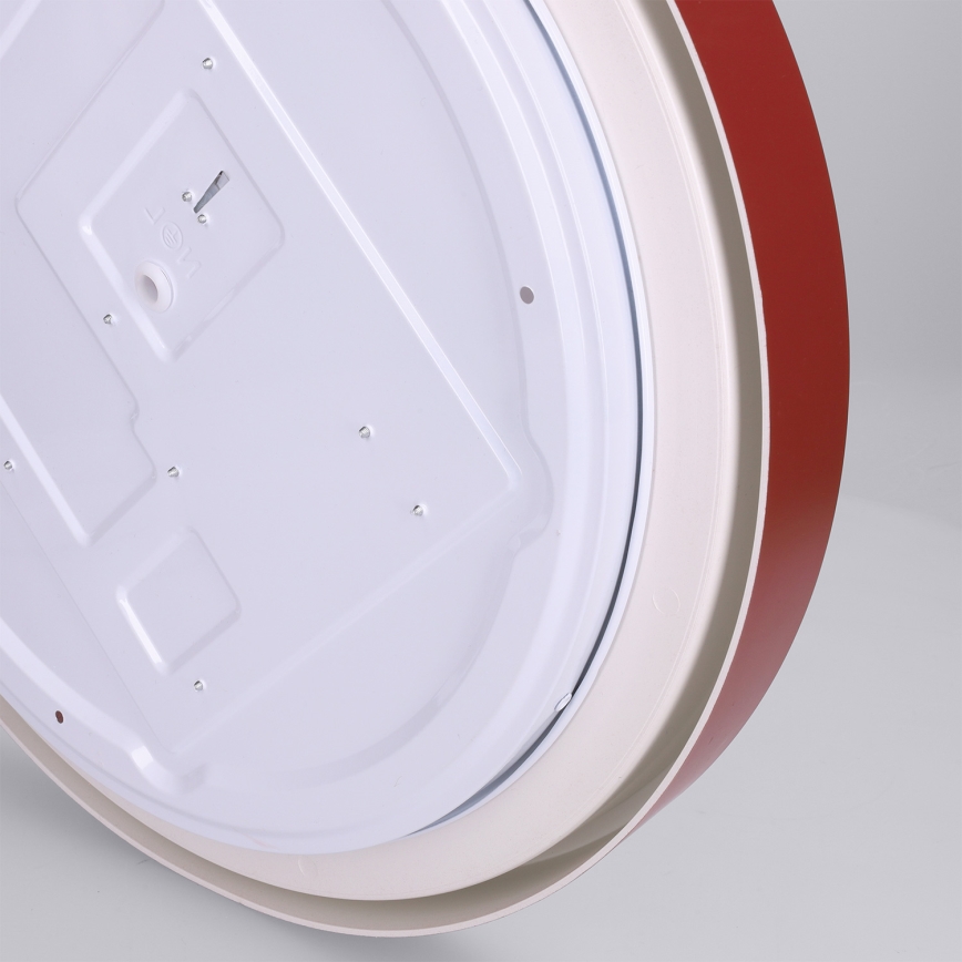 Brilagi - LED Stmívatelné stropní svítidlo MATTEO LED/48W/230V 3000-6500K pr. 41 cm červená + dálkové ovládání