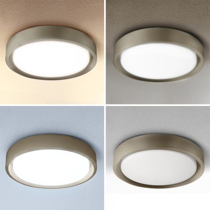 Brilagi - LED Stmívatelné stropní svítidlo MATTEO LED/48W/230V 3000-6500K pr. 41 cm taupe  + dálkové ovládání