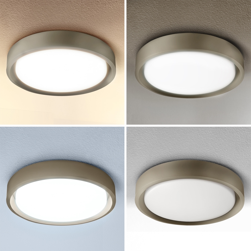 Brilagi - LED Stmívatelné stropní svítidlo MATTEO LED/48W/230V 3000-6500K pr. 41 cm taupe  + dálkové ovládání