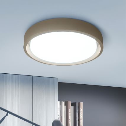 Brilagi - LED Stmívatelné stropní svítidlo MATTEO LED/48W/230V 3000-6500K pr. 41 cm taupe  + dálkové ovládání