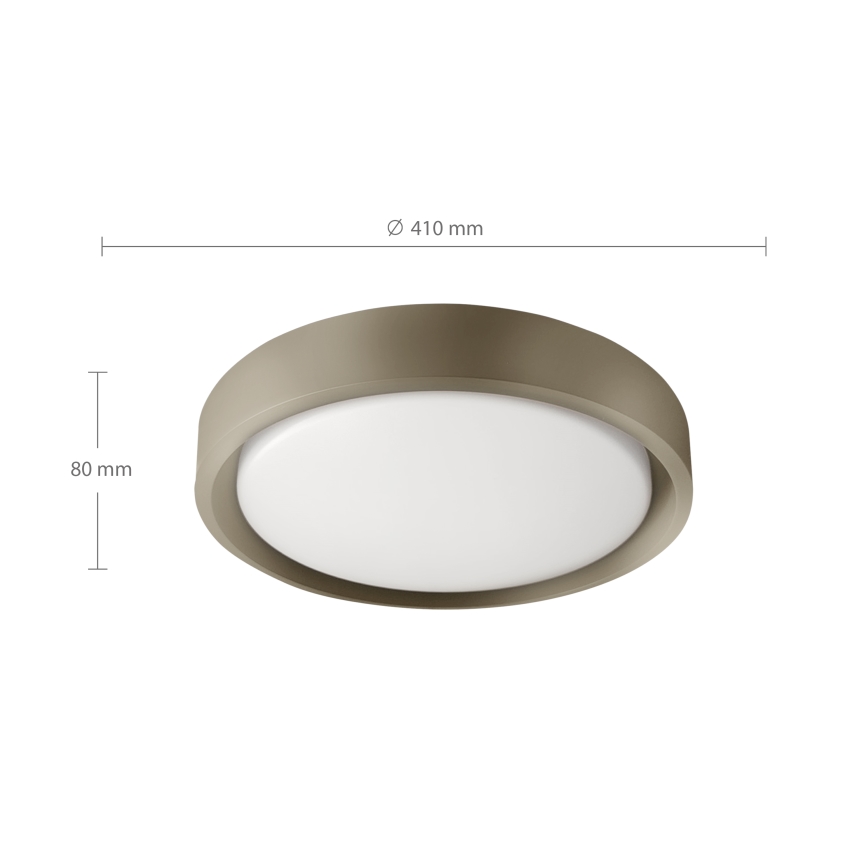 Brilagi - LED Stmívatelné stropní svítidlo MATTEO LED/48W/230V 3000-6500K pr. 41 cm taupe  + dálkové ovládání