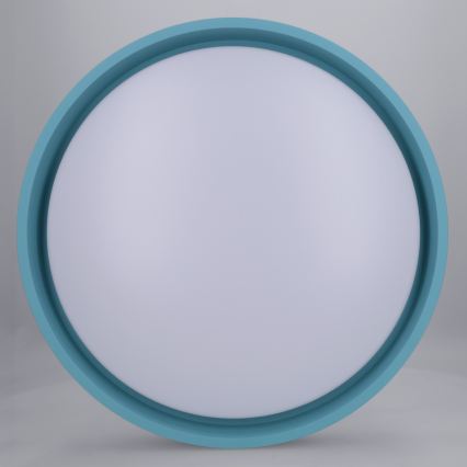 Brilagi - LED Stmívatelné stropní svítidlo MATTEO LED/48W/230V 3000-6500K pr. 41 cm tyrkysová + dálkové ovládání