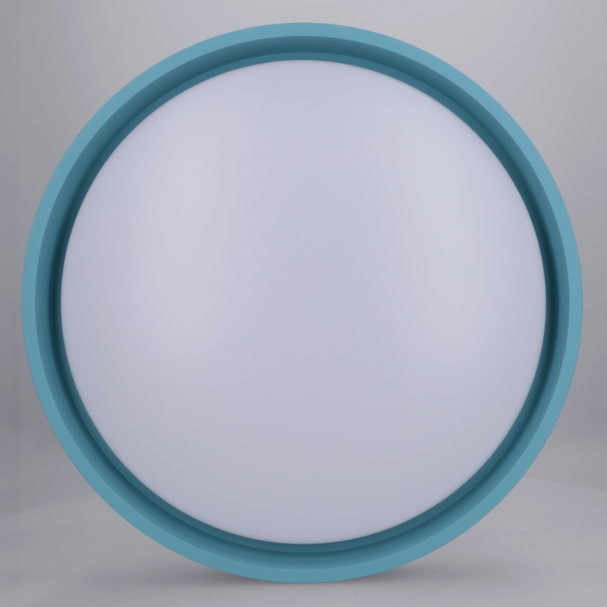 Brilagi - LED Stmívatelné stropní svítidlo MATTEO LED/48W/230V 3000-6500K pr. 41 cm tyrkysová + dálkové ovládání