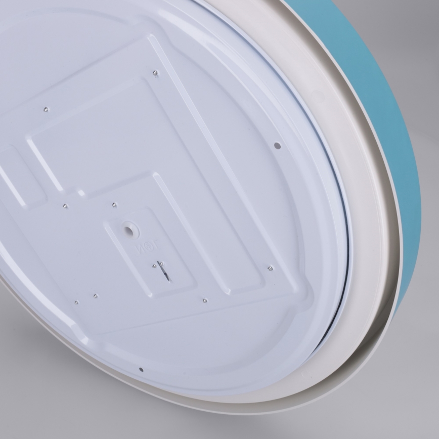 Brilagi - LED Stmívatelné stropní svítidlo MATTEO LED/48W/230V 3000-6500K pr. 41 cm tyrkysová + dálkové ovládání