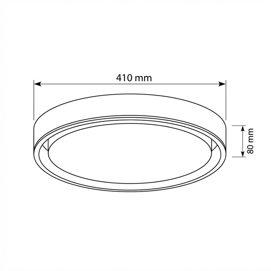 Brilagi - LED Stmívatelné stropní svítidlo MATTEO LED/48W/230V 3000-6500K pr. 41 cm zelená + dálkové ovládání