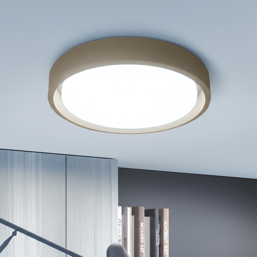 Brilagi - LED Stmívatelné stropní svítidlo MATTEO LED/60W/230V 3000-6500K pr. 51,5 cm taupe + dálkové ovládání
