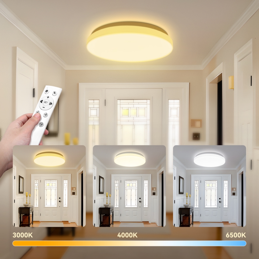 Brilagi - LED Stmívatelné stropní svítidlo MILKY WAY LED/24W/230V 3000-6500K pr. 38 cm + dálkové ovládání