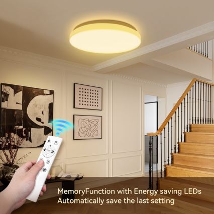 Brilagi - LED Stmívatelné stropní svítidlo MILKY WAY LED/24W/230V 3000-6500K pr. 38 cm + dálkové ovládání