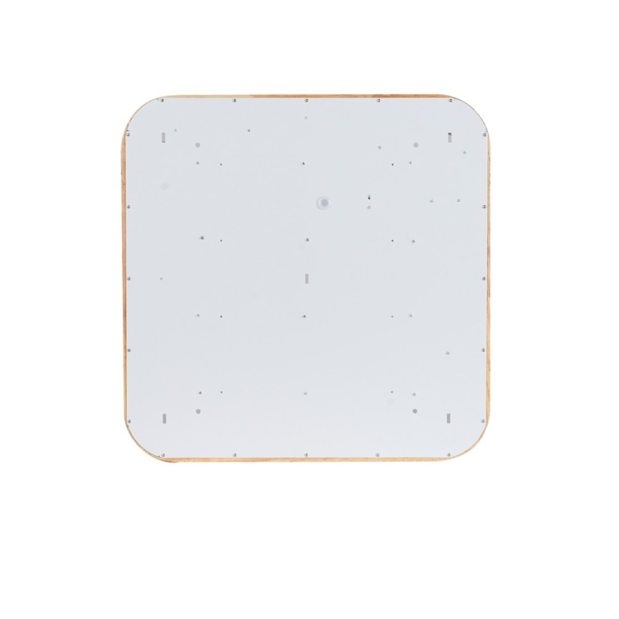 Brilagi - LED Stmívatelné stropní svítidlo MOLINA SQUARE LED/80W/230V 3000-6000K dub 60x60 cm + dálkové ovládání