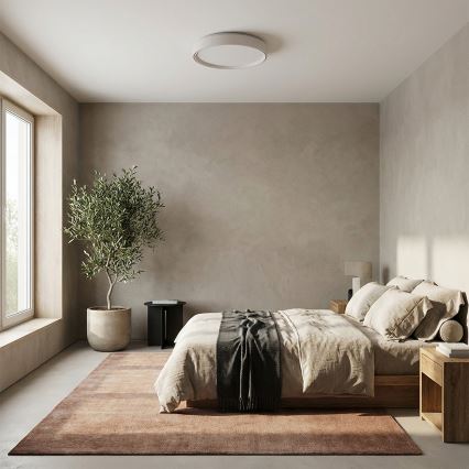 Brilagi - LED Stmívatelné stropní svítidlo NANCI LED/60W/230V 3000-6500K pr. 49 cm bílá + dálkové ovládání