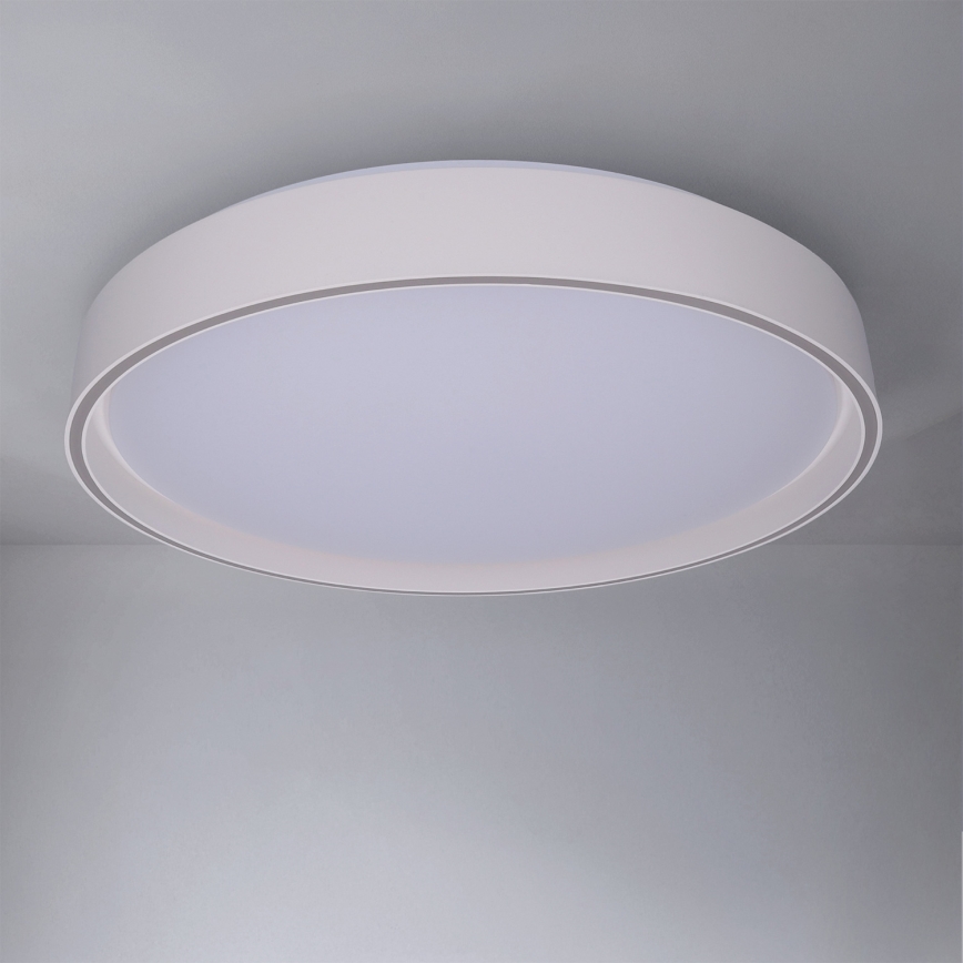Brilagi - LED Stmívatelné stropní svítidlo NANCI LED/60W/230V 3000-6500K pr. 49 cm bílá + dálkové ovládání