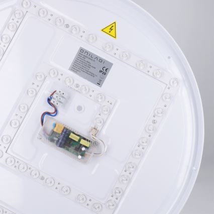 Brilagi - LED Stmívatelné stropní svítidlo NANCI LED/60W/230V 3000-6500K pr. 49 cm bílá + dálkové ovládání