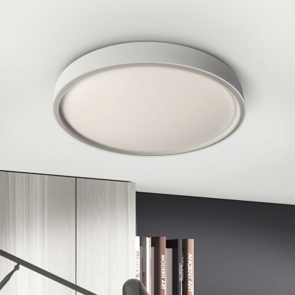 Brilagi - LED Stmívatelné stropní svítidlo NANCI LED/60W/230V 3000-6500K pr. 49 cm stříbrná + dálkové ovládání