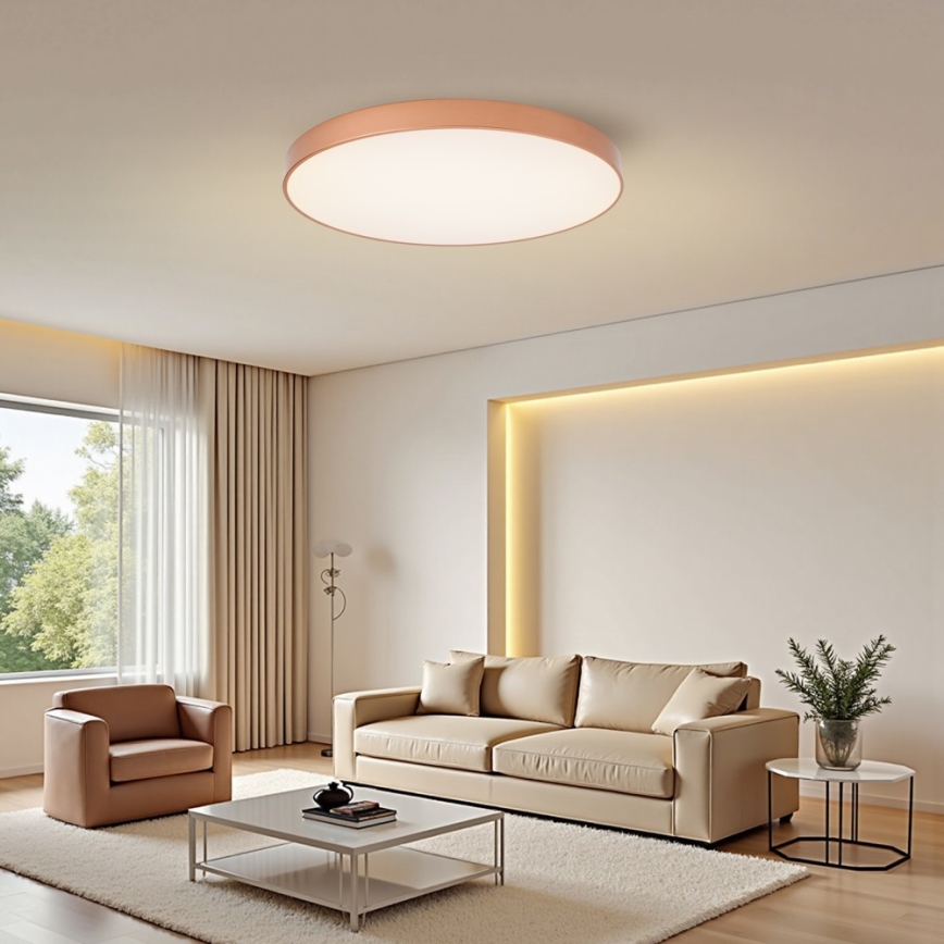 BRILAGI - LED Stmívatelné stropní svítidlo POOL SMART LED/100W/230V 3000-6000K pr. 80 cm Wi-Fi Tuya měděná + dálkové ovládání