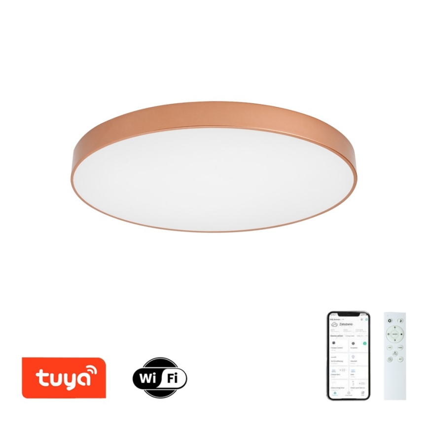 BRILAGI - LED Stmívatelné stropní svítidlo POOL SMART LED/100W/230V 3000-6000K pr. 80 cm Wi-Fi Tuya měděná + dálkové ovládání