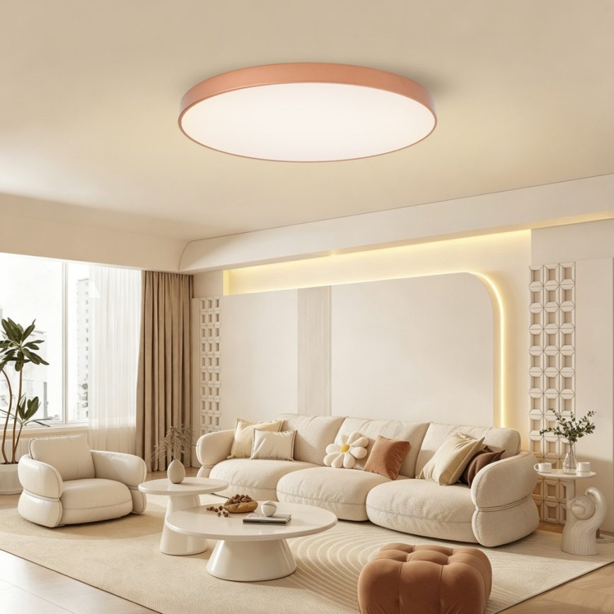 BRILAGI - LED Stmívatelné stropní svítidlo POOL SMART LED/128W/230V 100 cm 3000-6000K Wi-Fi Tuya měděná + dálkové ovládání
