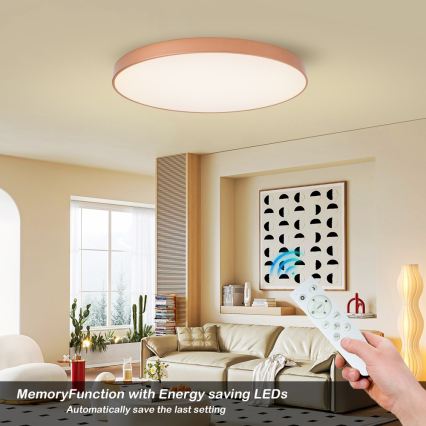 BRILAGI - LED Stmívatelné stropní svítidlo POOL SMART LED/128W/230V 100 cm 3000-6000K Wi-Fi Tuya měděná + dálkové ovládání