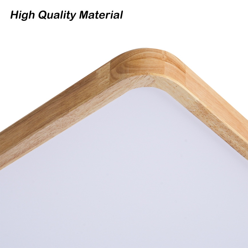 BRILAGI - LED Stmívatelné stropní svítidlo WOODLINE SQUARE LED/80W/230V 3000-6000K dub 60x60 cm + dálkové ovládání