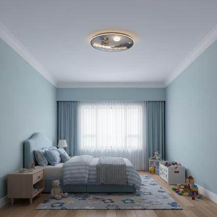 Brilagi - LED Stmívatelné dětské stropní svítidlo ASTRO LED/68W/230V 3000-6000K pr. 49 cm + dálkové ovládání