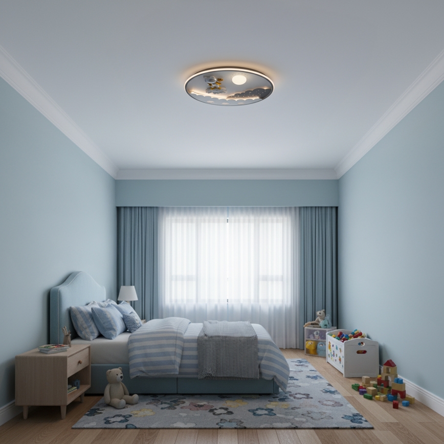 Brilagi - LED Stmívatelné dětské stropní svítidlo ASTRO LED/68W/230V 3000-6000K pr. 49 cm + dálkové ovládání