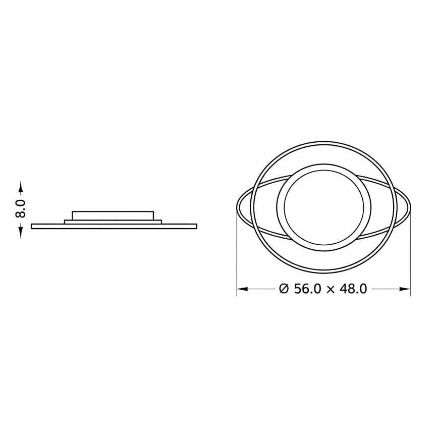 Brilagi - LED Stmívatelné dětské stropní svítidlo ASTRO LED/68W/230V 3000-6000K + dálkové ovládání