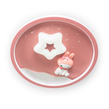 Brilagi - LED Stmívatelné dětské stropní svítidlo BUNNY LED/83W/230V 3000-6000K pr. 49 cm + dálkové ovládání