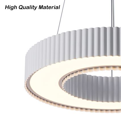 Brilagi - LED Stmívatelný lustr na lanku LUMIX LED/48W/230V 3000-6000K bílá pr. 50 cm + dálkové ovládání