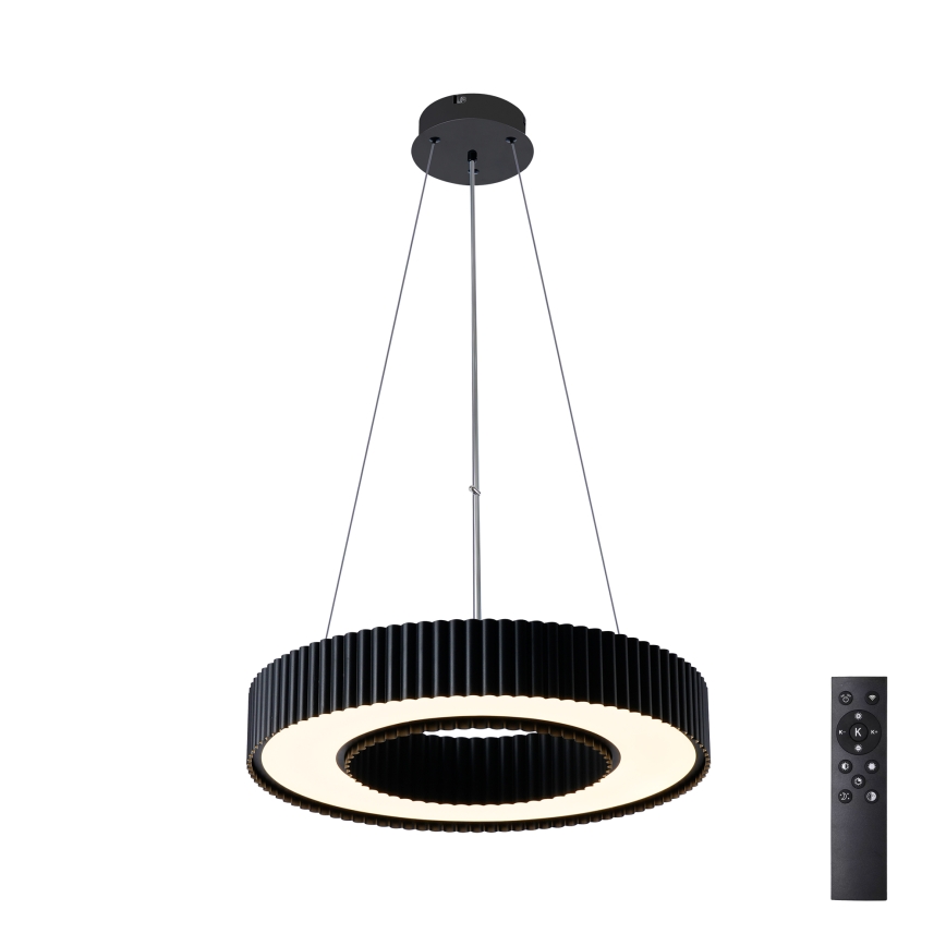 Brilagi - LED Stmívatelný lustr na lanku LUMIX LED/48W/230V 3000-6000K černá pr. 50 cm + dálkové ovládání