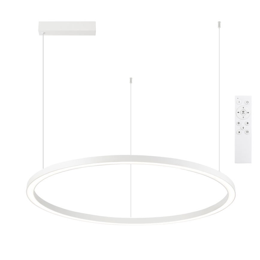 Brilagi - LED Stmívatelný lustr na lanku PORTOFINO LED/60W/230V 3000-6000K pr. 80 cm bílá + dálkové ovládání