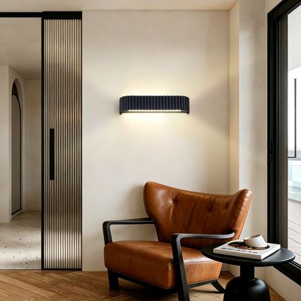 BRILAGI - LED Stmívatelné nástěnné svítidlo FALCON MODERN LED/14W/230V 3000-6000K 40 cm černá + dálkové ovládání