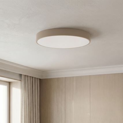 Brilagi - LED Stmívatelné stropní svítidlo POOL LED/36W/230V 3000-6000K pr. 30 cm béžová + dálkové ovládání