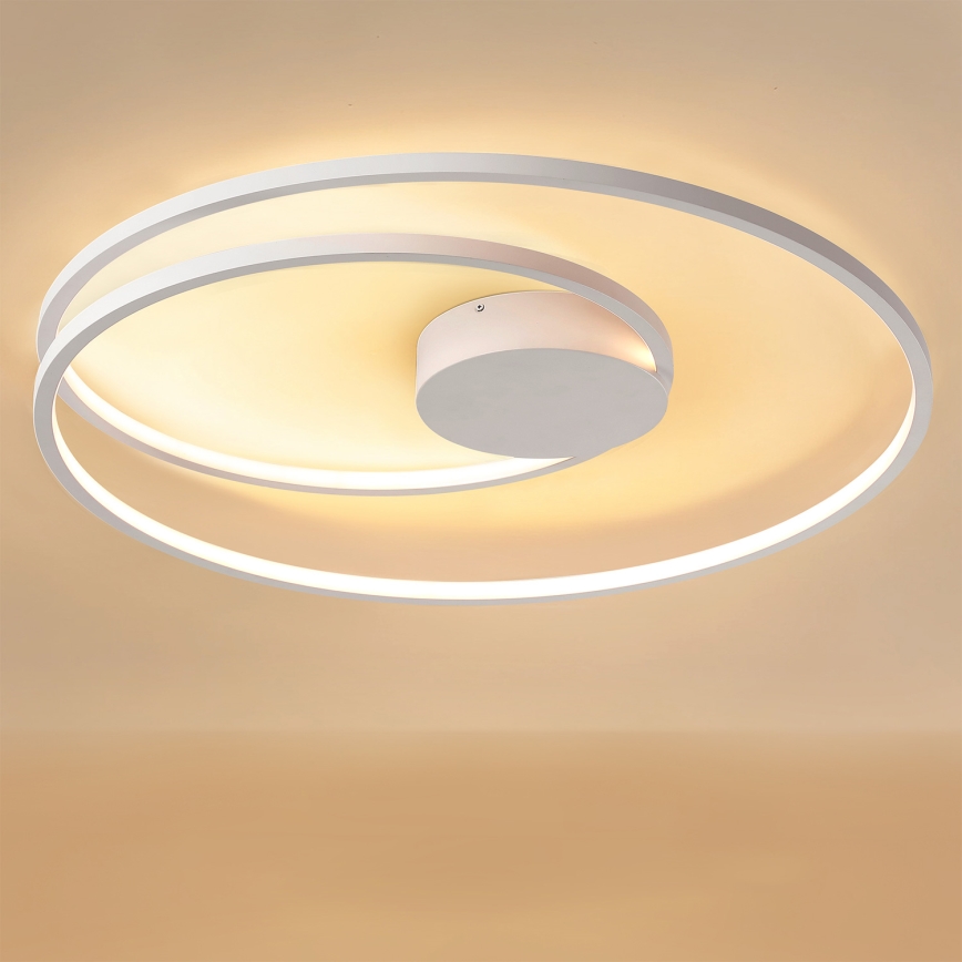 Brilagi - LED Stmívatelné stropní svítidlo TWISTER LED/105W/230V 3000-6000K pr. 100 cm bílá + dálkové ovládání