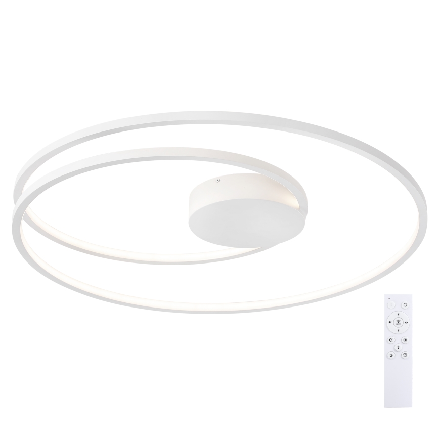 Brilagi - LED Stmívatelné stropní svítidlo TWISTER LED/105W/230V 3000-6000K pr. 100 cm bílá + dálkové ovládání