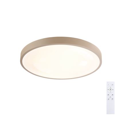 Brilagi - LED Stmívatelné stropní svítidlo GLASS POOL DOUBLE LED/48W/230V 3000-6000K pr. 40 cm béžová + dálkové ovládání