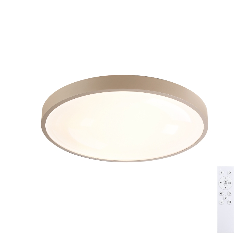 Brilagi - LED Stmívatelné stropní svítidlo GLASS POOL DOUBLE LED/48W/230V 3000-6000K pr. 40 cm béžová + dálkové ovládání