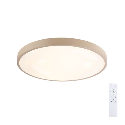 Brilagi - LED Stmívatelné stropní svítidlo GLASS POOL DOUBLE LED/60W/230V 3000-6000K 50 cm béžová + dálkové ovládání
