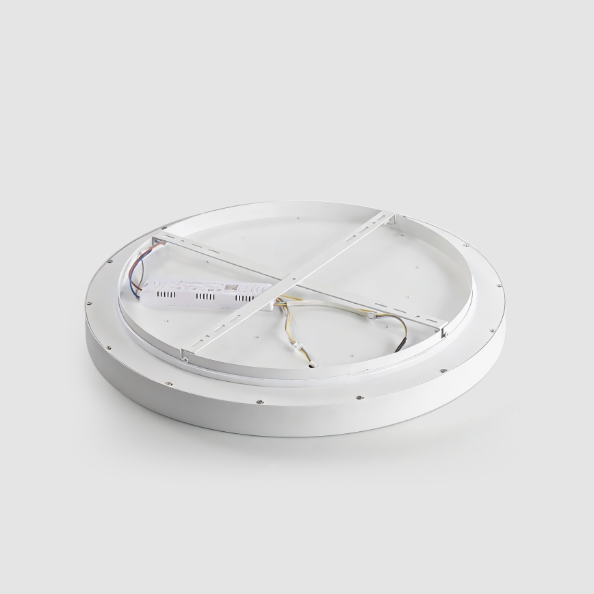 Brilagi - LED Stmívatelné stropní svítidlo GLASS POOL DOUBLE LED/60W/230V 3000-6000K 50 cm bílá + dálkové ovládání